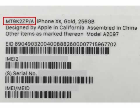 Model number ends with 'ZP/A' on box label